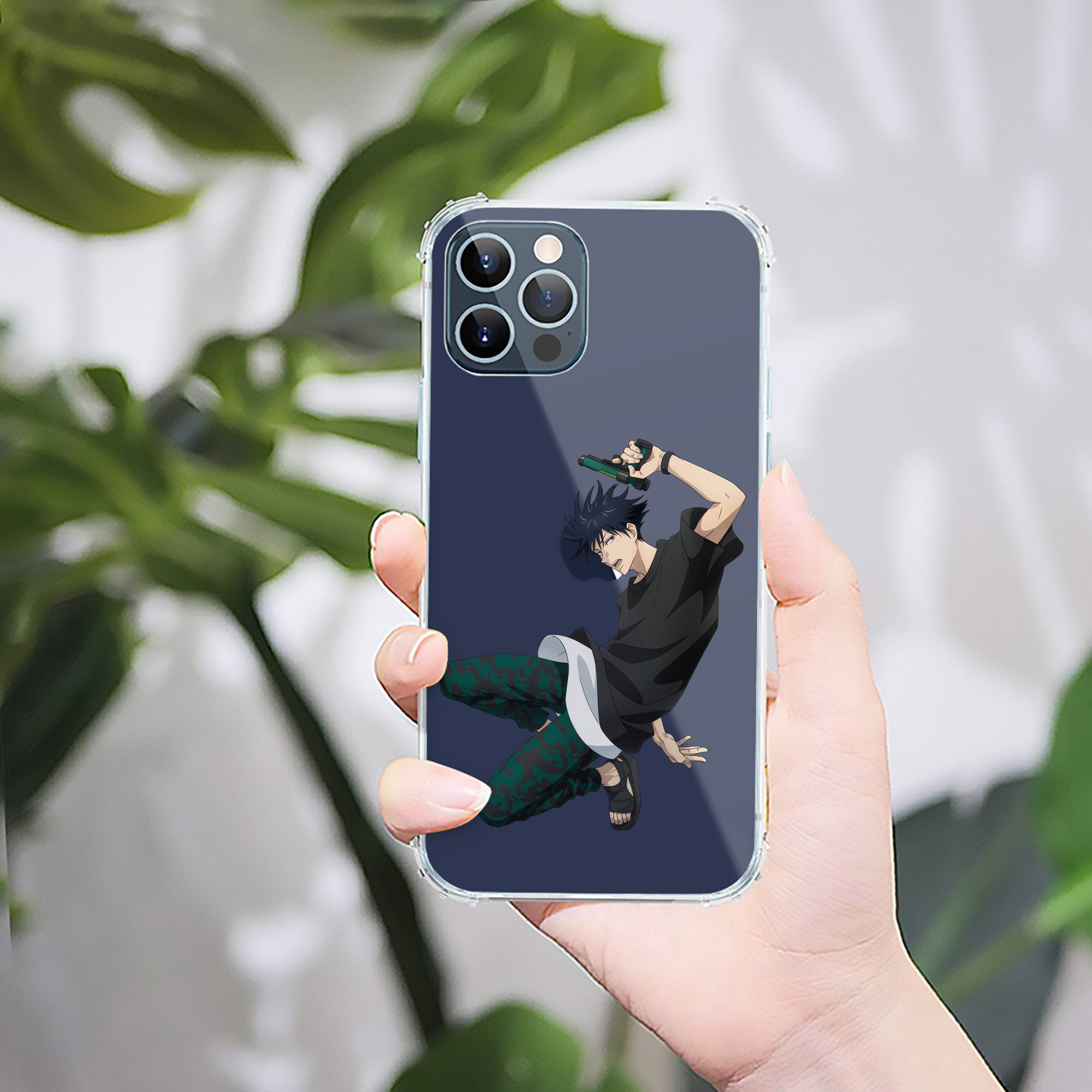 （画像用） 呪術廻戦 Jujutsu Kaisen 【iPhone 12シリーズ対応】透明スマホケース（クリアソフトケース）
